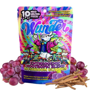 Wunder Nootropic Mushroom and Kava Kava Gummies - Grape