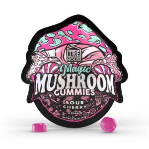 TRE House Sour Cherry Mushroom Gummies